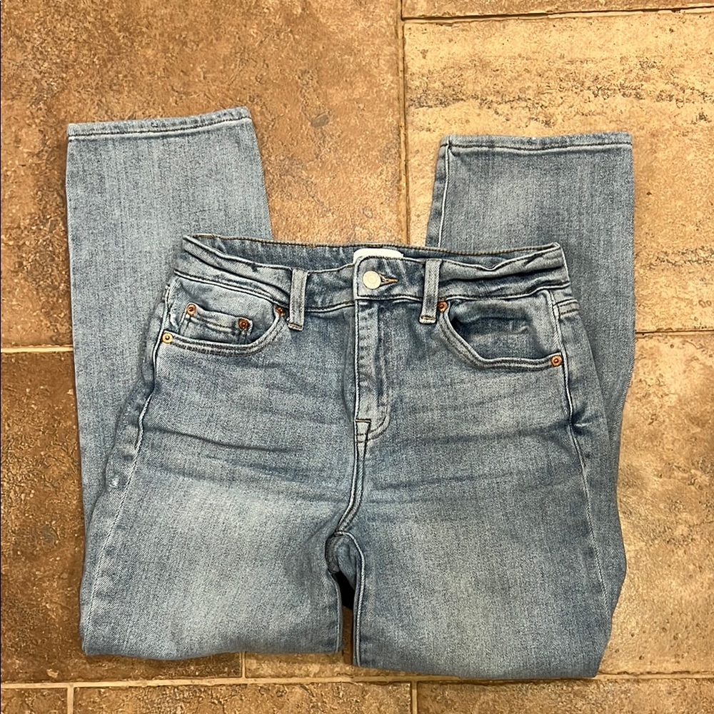 Pistola Light Blue Straight Leg Jeans